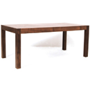 Sq walnut wood dining table furniture