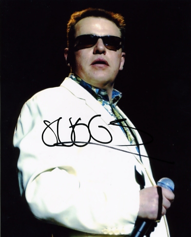 MADNESS - SUGGS SIGNED 10 x 8 INCH COLOUR