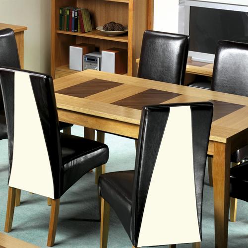 Madrid Oak Furniture Madrid Oak Dining Set (5`Table 4 Chairs)