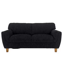 Madrid Regular Fabric Sofa - Black