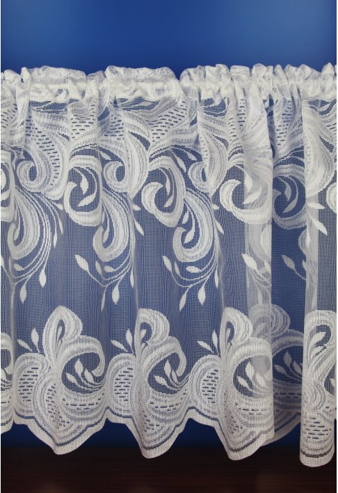 Madrid White Cafe Net Curtains