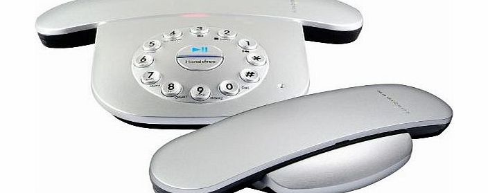 MagicBox  Capricorn Twin DECT Cordless Telephone with Answering Machine - Silver