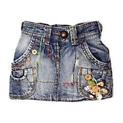 magilla Girls Denim Skirt - Light Blue