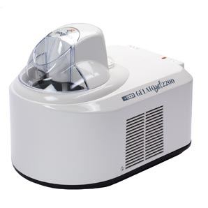 Ice Cream Maker, 2200 Gelato Chef, White