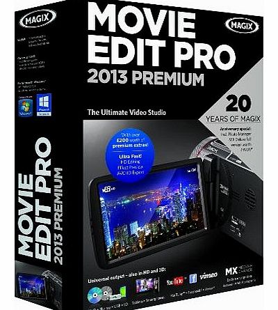 Magix Entertainment MAGIX Movie Edit Pro 2013 Premium (Anniversary Offer) incl. Photo Manager MX Deluxe