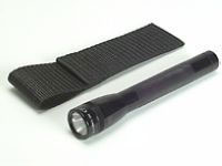 Maglite Mini Mag Torch Black   Holster Size 2 x AA Batts