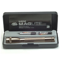 Maglite Mini Mag Torch Grey In Gift Box Size 2 x AA Batts