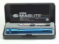 Maglite Mini Mag Torch Royal Blue In Gift Box Size 2 x AA Batts