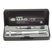 Maglite Mini Mag Torch Silver In Gift Box Size 2 x AA Batts
