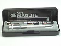 Maglite Mini Mag Torch Silver In Gift Box Size 2 x AAA Batts