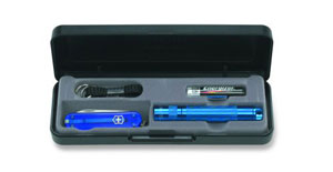 maglite Solitaire and Classic SD Set - Jelly Blue - CLEARANCE