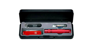 Maglite Solitaire and Classic SD Set - Jelly Red - CLEARANCE