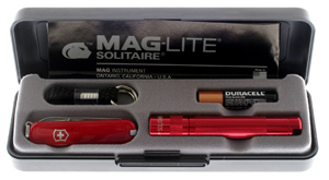 maglite Solitaire and Classic SD Set - Red - #CLEARANCE