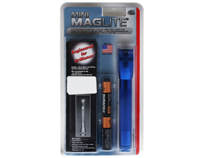 maglite Torch AA x2 - With Nylon Holster - Blue - Ref. M2A11HU - CLEARANCE