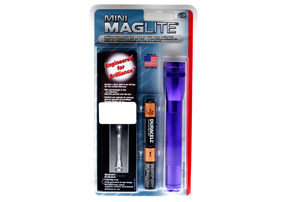 maglite Torch AA x2 - With Nylon Holster - Purple - Ref. M2A98HU - #CLEARANCE