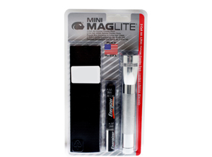 maglite Torch AA x2 - With Nylon Holster - Silver - Ref. M2A10HU - #CLEARANCE