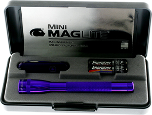maglite Torch AAA and Classic SD Set - Purple - CLEARANCE