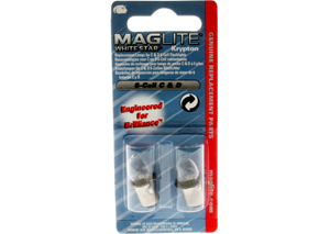 Maglite Torch Spare Bulb Set - for 6 Cell C and D size Maglite - 2 in a Pack - Ref. LWSA601U
