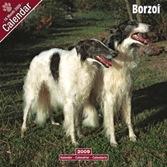 Borzoi Wall Calendar: 2009