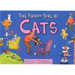 Funny Side Of Cats A4 Calendar: 2009