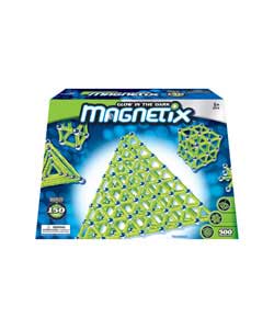 Magnetix 150 Piece Glow In The Dark Set