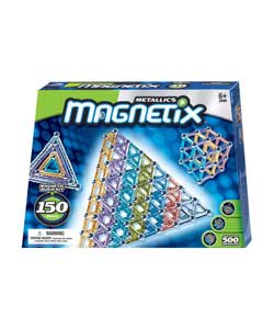 Magnetix 150 Piece Metallic
