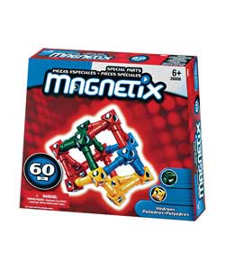 Magnetix 60 Piece Hedrons Assortment