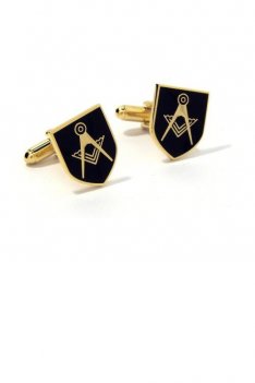 Magnificent Mouchoir Masonic Cufflinks