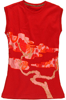 Maharishi Cotton kimono tree t-shirt