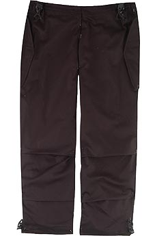 Cropped satin cotton snopants