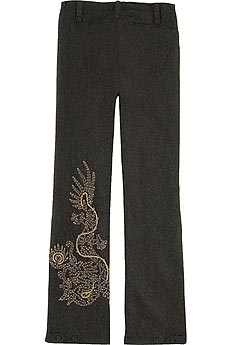 Maharishi Wool chain dragon deck pants