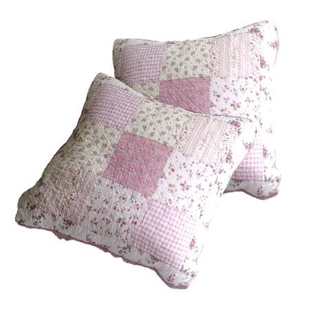 Maison Blue Pink Gingham Scatter Cushion