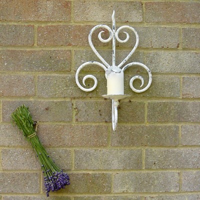 Maison Blue Wall Candle Sconce Fair Trade