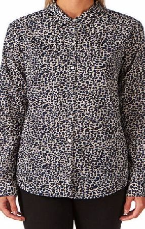 Maison Scotch Womens Maison Scotch Animal Print Long Sleeve