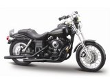 Harley Davidson Dyna Super Glide FXDX (2002) in Black (1:18 scale) Diecast Model Motorbike