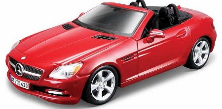 Maisto Mercedes-Benz SLK (Kit) in Red (1:24 scale) Diecast Model Car Kit