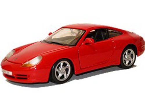 Red Diecast Model Porsche 911 Carrera 1997 (1:24 scale by Maisto)