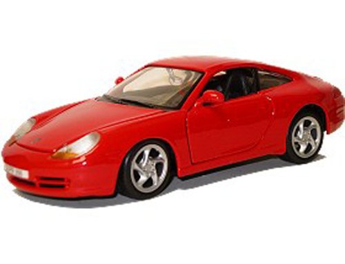  Red Diecast Model Porsche 911 Carrera 1997 (1:24 scale by Maisto)