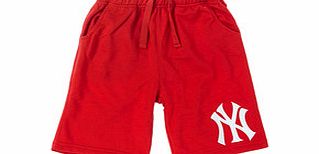 Boys 8-15yrs red print shorts