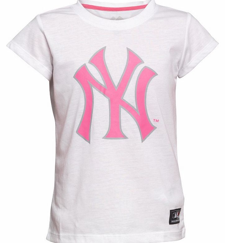 Majestic Athletic Girls T-Shirt White