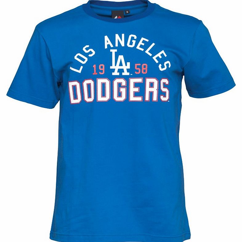 Majestic Athletic Mens Dodgers Havlock T-Shirt