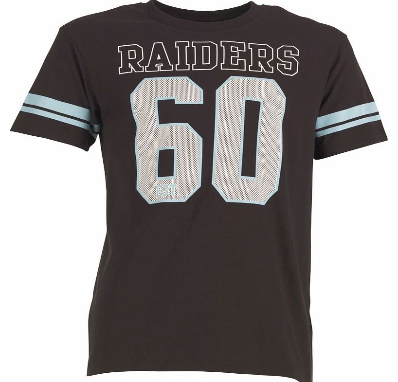 Majestic Athletic Mens Raiders Rokeby T-Shirt