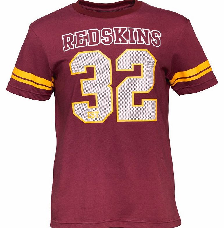 Majestic Athletic Mens Redskins Rokeby T-Shirt