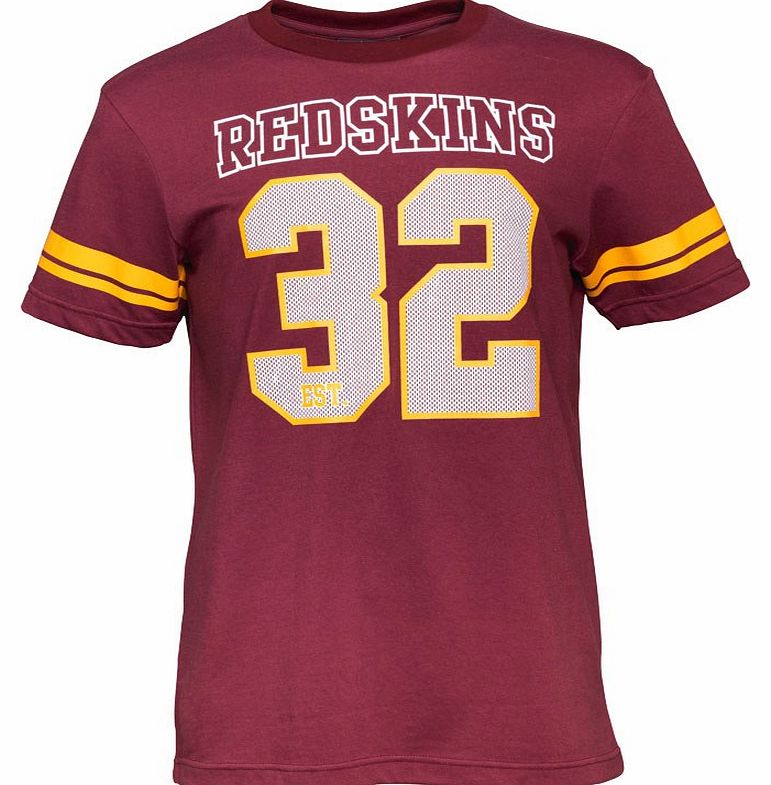Majestic Athletic Mens Redskins Rokeby T-Shirt