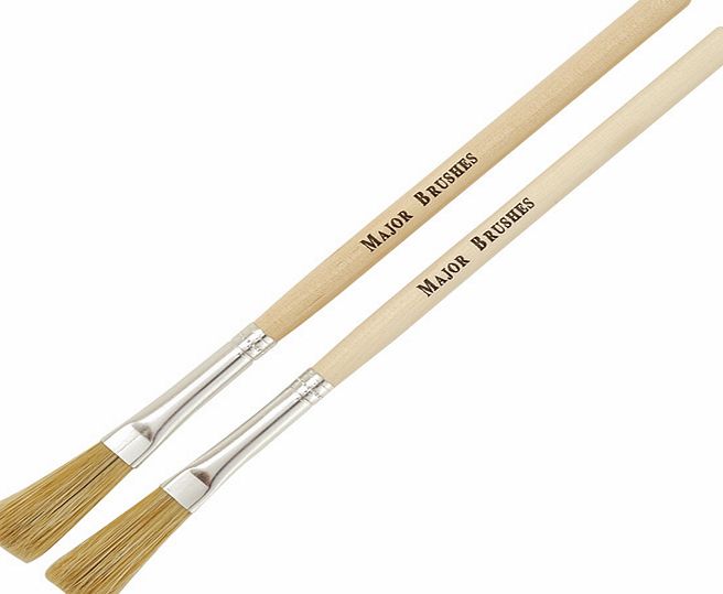 Major Brushes 100mm Handle Hog Paste Brushes - Pack of 10 53106T