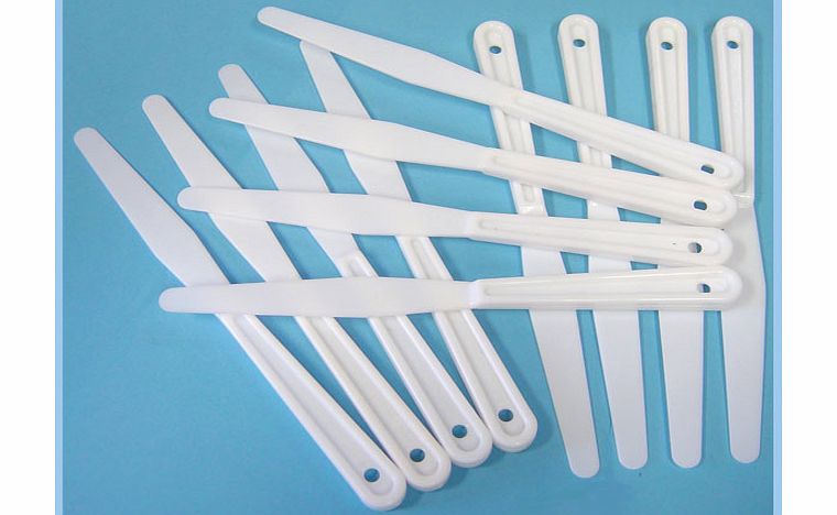 Major Brushes Plastic Palette Knife (knife Type) Pack 12 7402-12