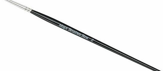 Major Brushes Synthetic Sable Brushes(size 2) - Pack of 10 53402