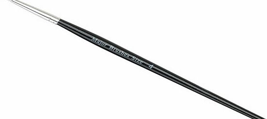 Major Brushes Synthetic Sable Brushes(size 4) - Pack of 10 53404
