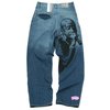 Makaveli Branded Beaded Pac Denim Jeans