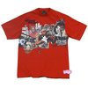 Montage Print T-Shirt (Red)